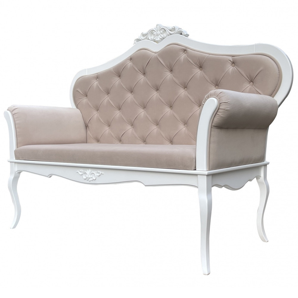 Диван в стиле прованс Montmartre Provence Sofa Beige White