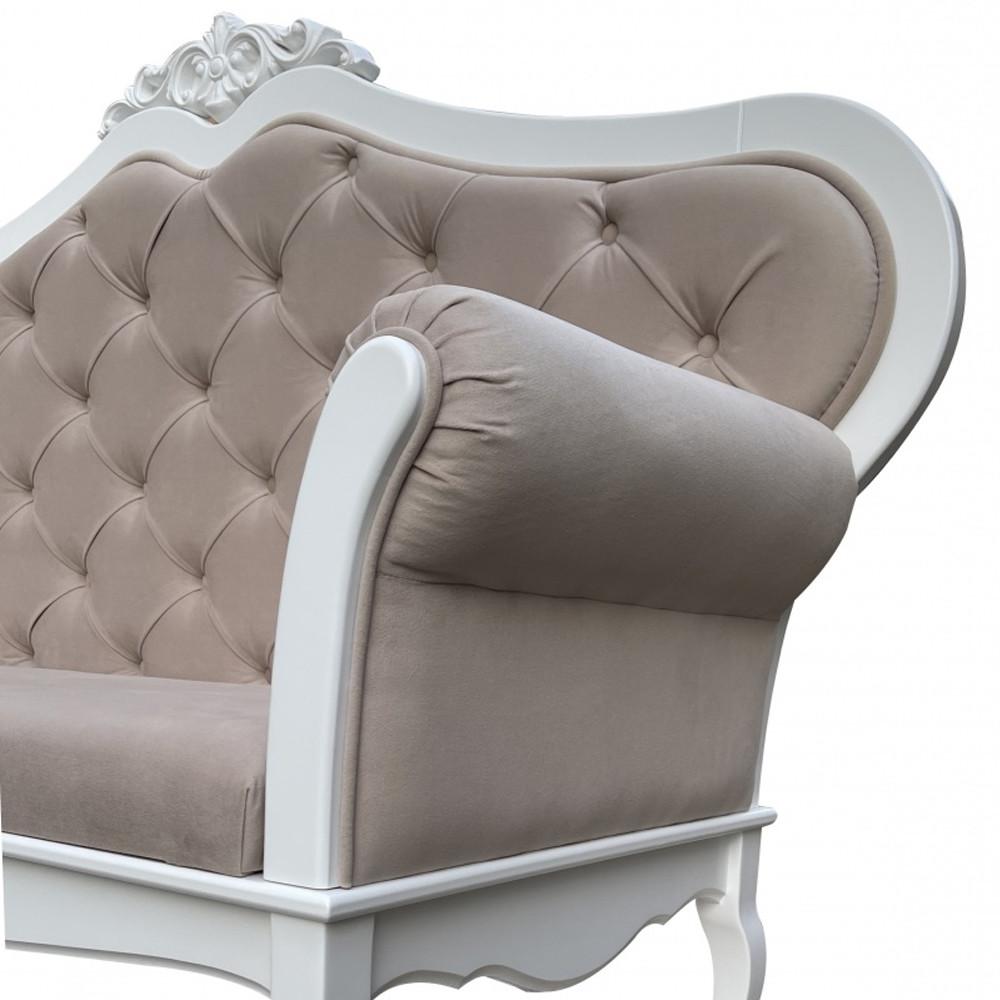 Диван в стиле прованс Montmartre Provence Sofa Beige White
