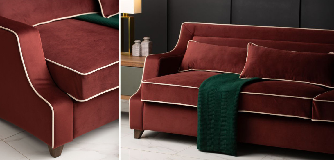 Диван Гринвич Greenwich sofa цвет Паприка