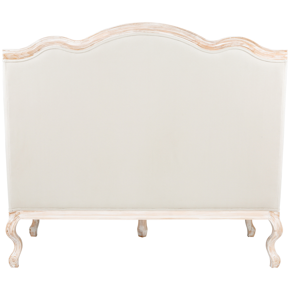 Диван двухместный из массива бука бежевый Solid Luxury