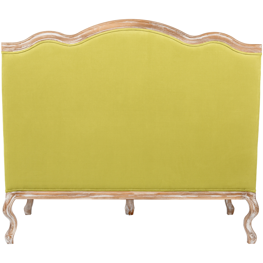 Диван из натурального бука бежевый с изображением птиц и цветов Beige Green Chinoiserie Garden Sofa