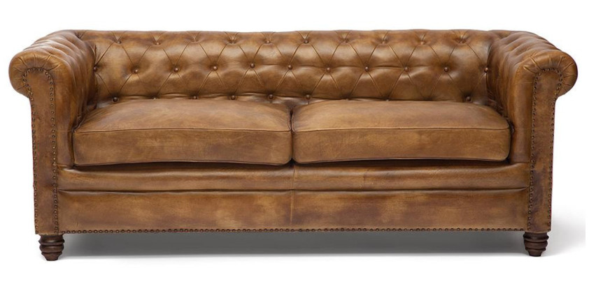 Диван кожаный Buffalo Leather Sofa Triple