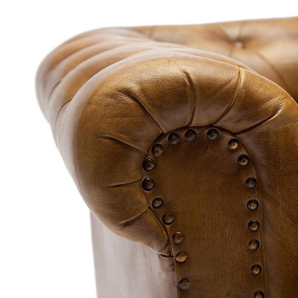 Диван кожаный Buffalo Leather Sofa Triple