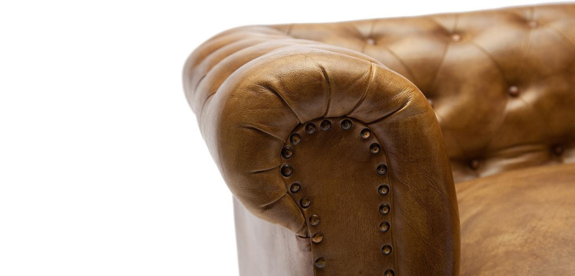 Диван кожаный Buffalo Leather Sofa Triple