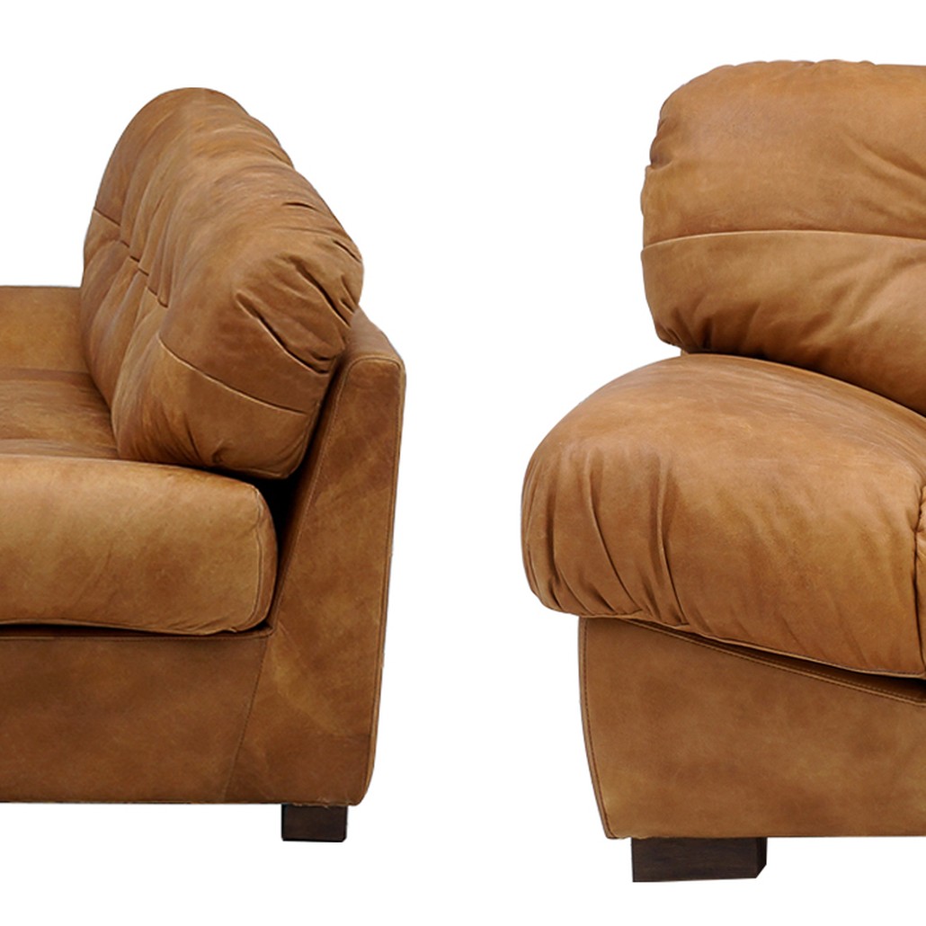 Диван кожаный Harlan Leather Sofa