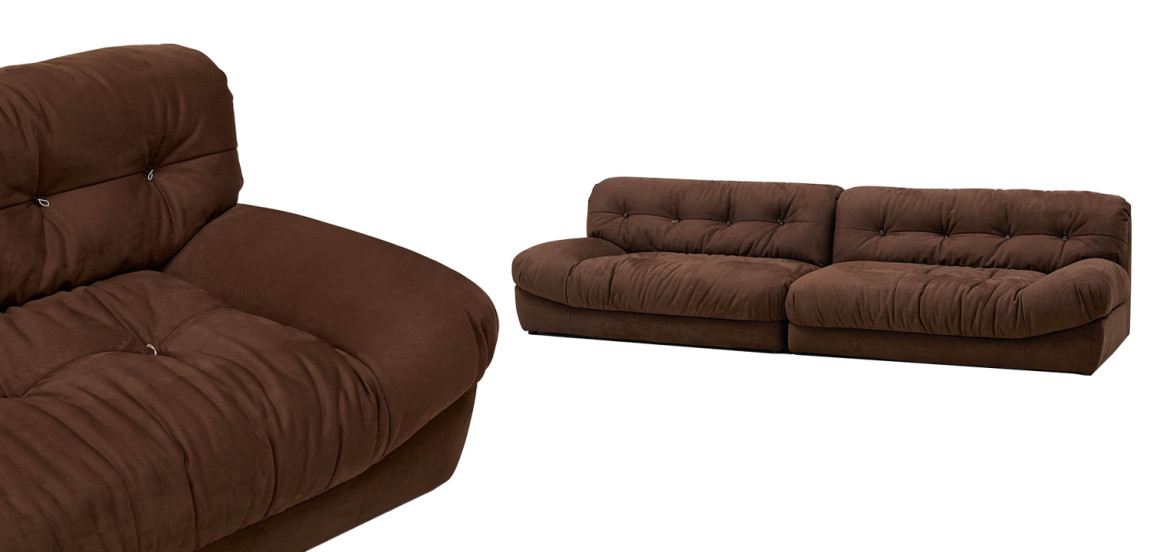Диван коричневый Harlan Sofa Brown