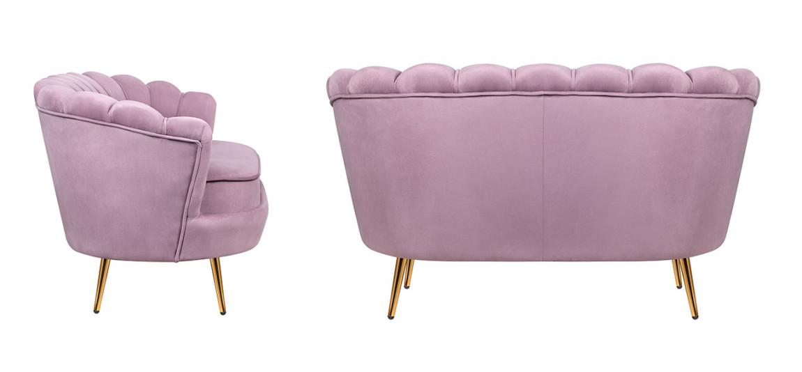 Диван розовый seashell pink
