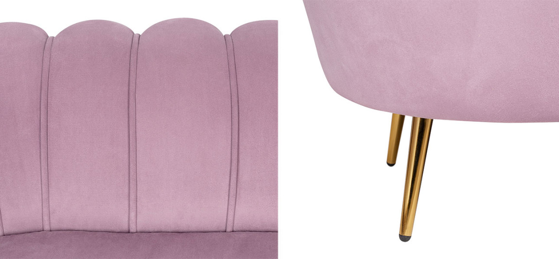 Диван розовый seashell pink