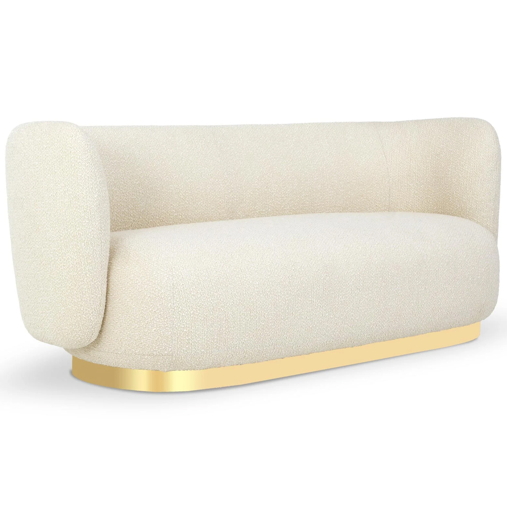 Диван с обивкой букле Ambrose Soft Boucle Sofa