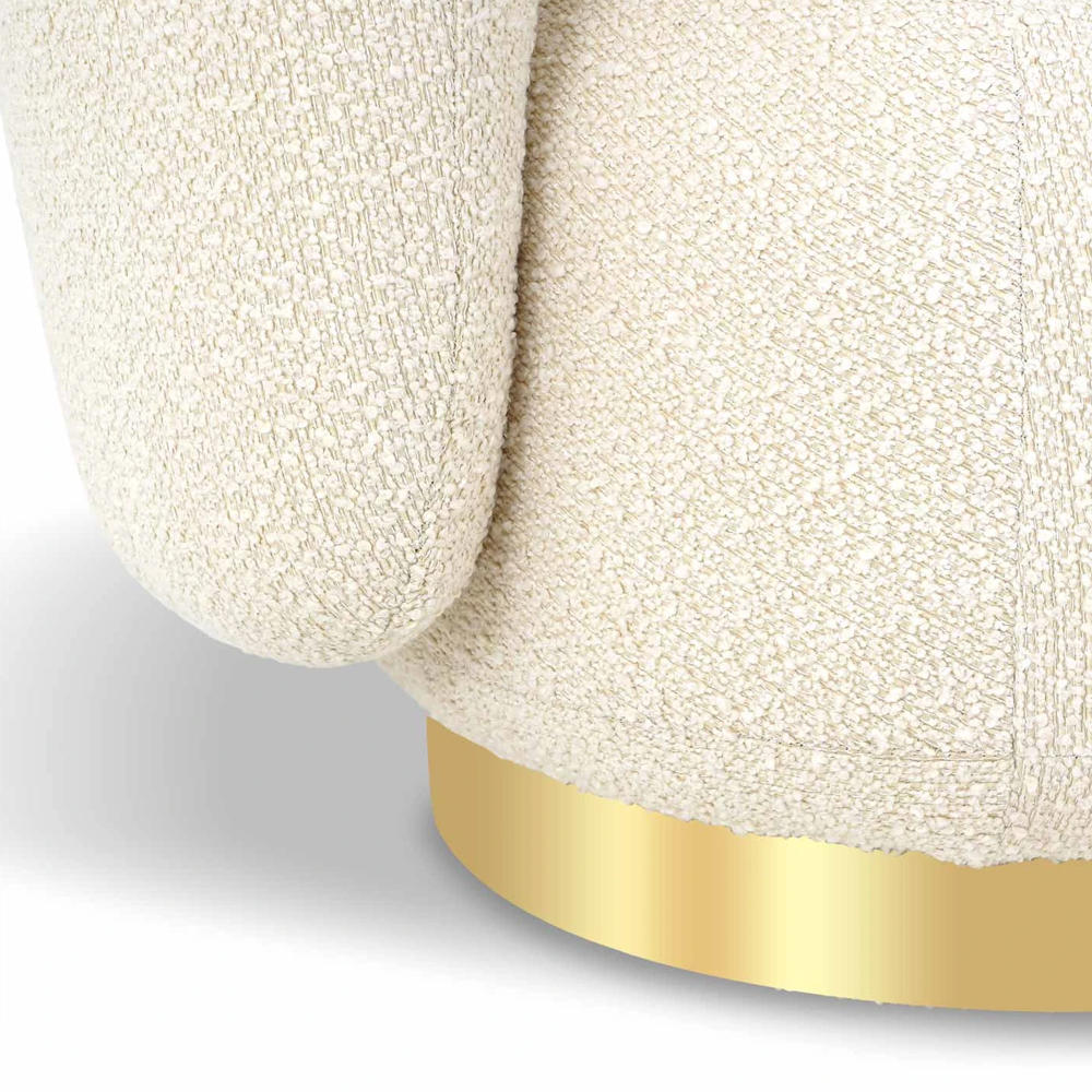 Диван с обивкой букле Ambrose Soft Boucle Sofa