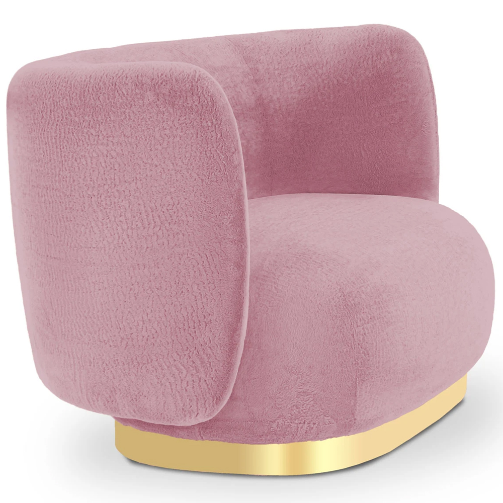 Диван с обивкой из искусственного меха Ambrose Soft Sofa