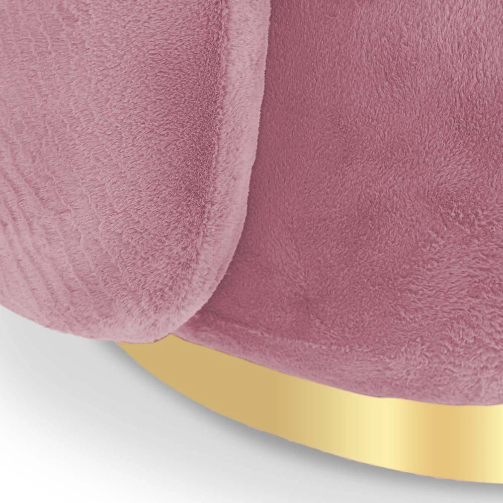 Диван с обивкой из искусственного меха Ambrose Soft Sofa