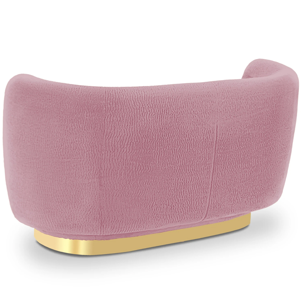 Диван с обивкой из искусственного меха Ambrose Soft Sofa