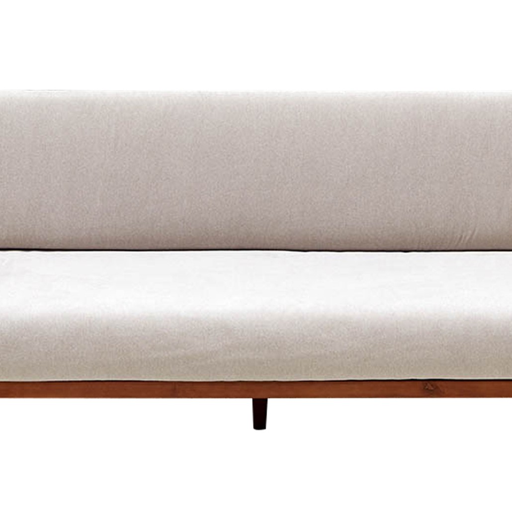 Диван с отделкой из ротанга Nava Rattan Decor Sofa