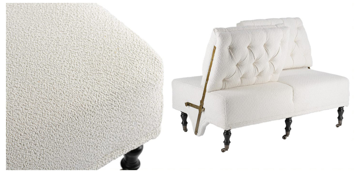 Диван с откидными спинками Dangelo Sofa Белый