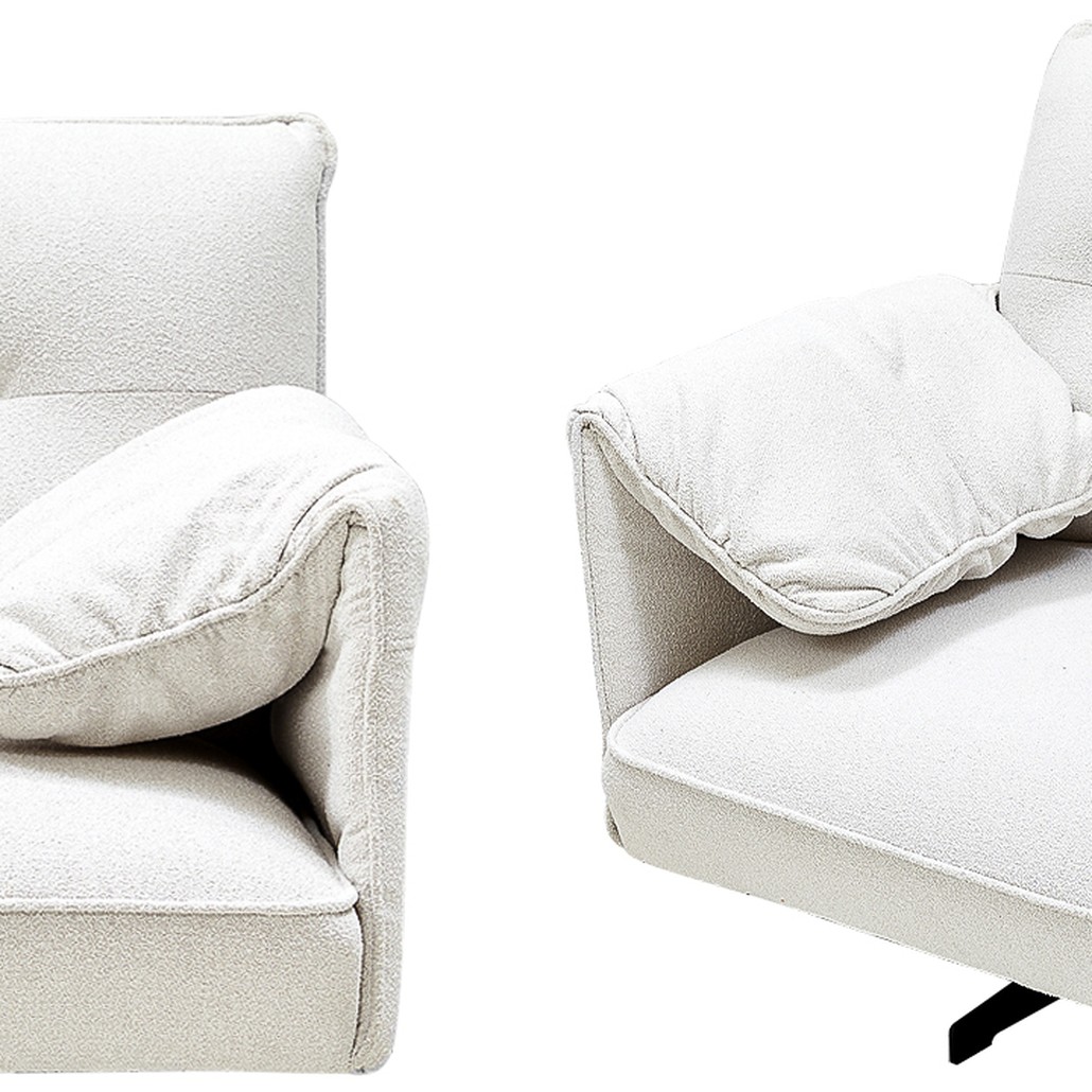Диван с подлокотниками-подушками Ortega Sofa Белый