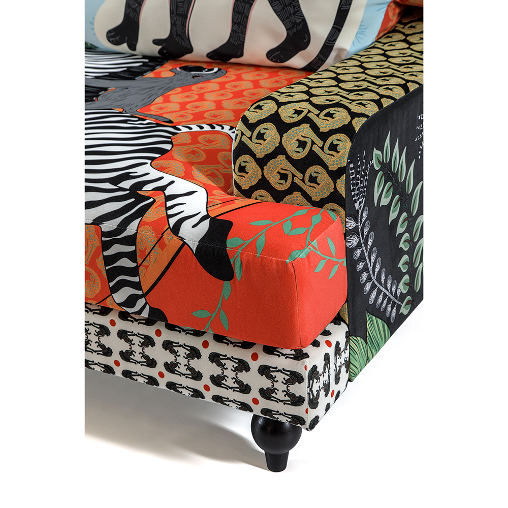 Диван с цветным принтом Qalakabusha Sofa