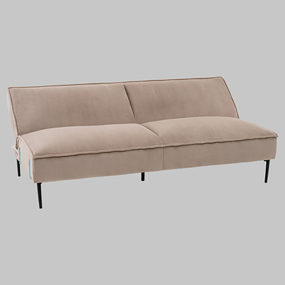 Диван современный вельветовый прямой Worcester Бежевый