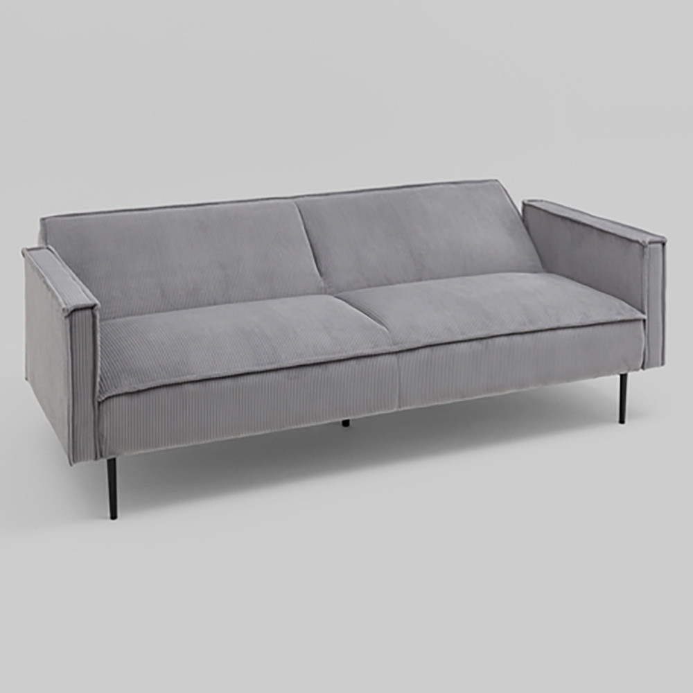 Диван современный вельветовый прямой Worcester Серый