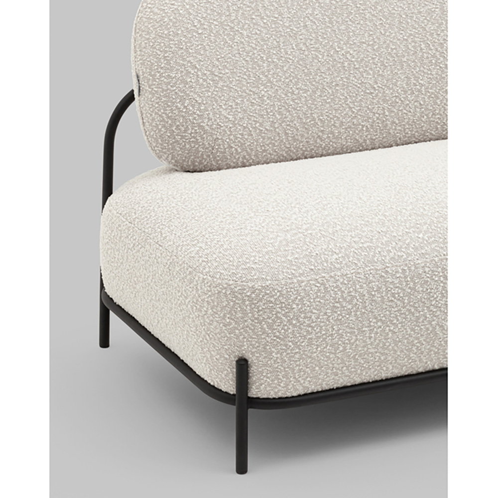 Диван Стоун ткань букле белый