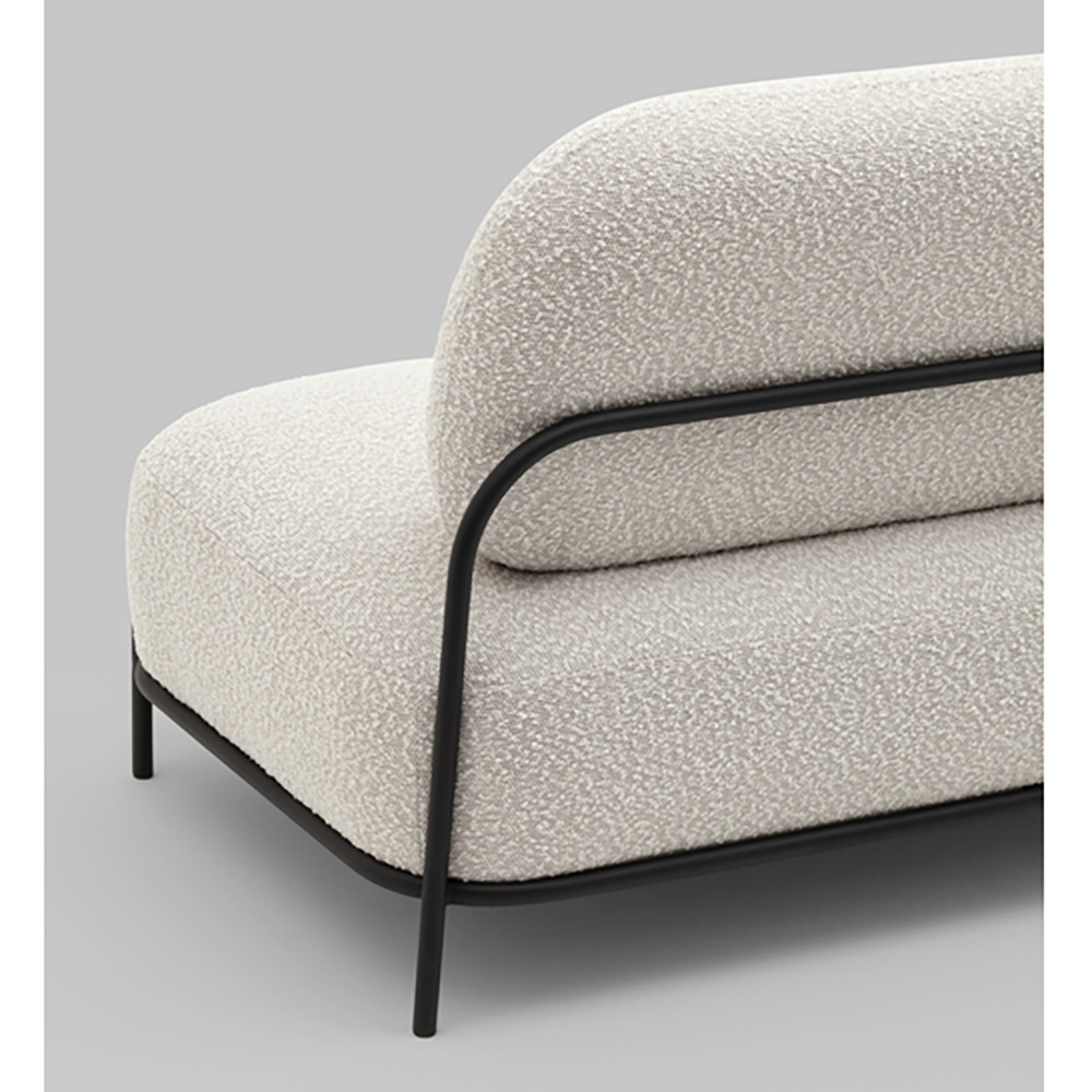 Диван Стоун ткань букле белый