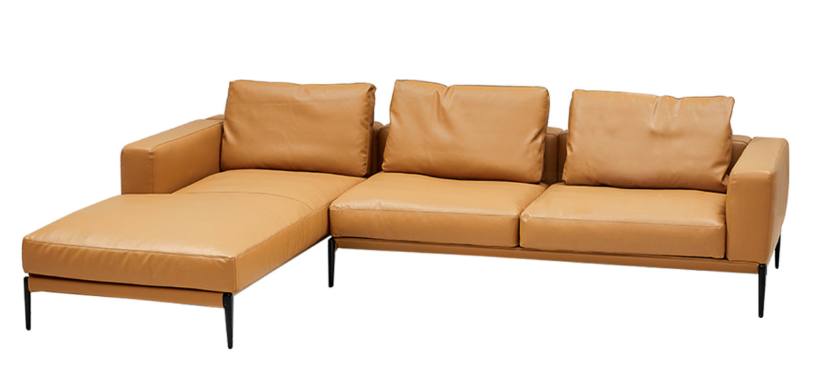 Диван угловой Minimalistic Caramel Corner Sofa