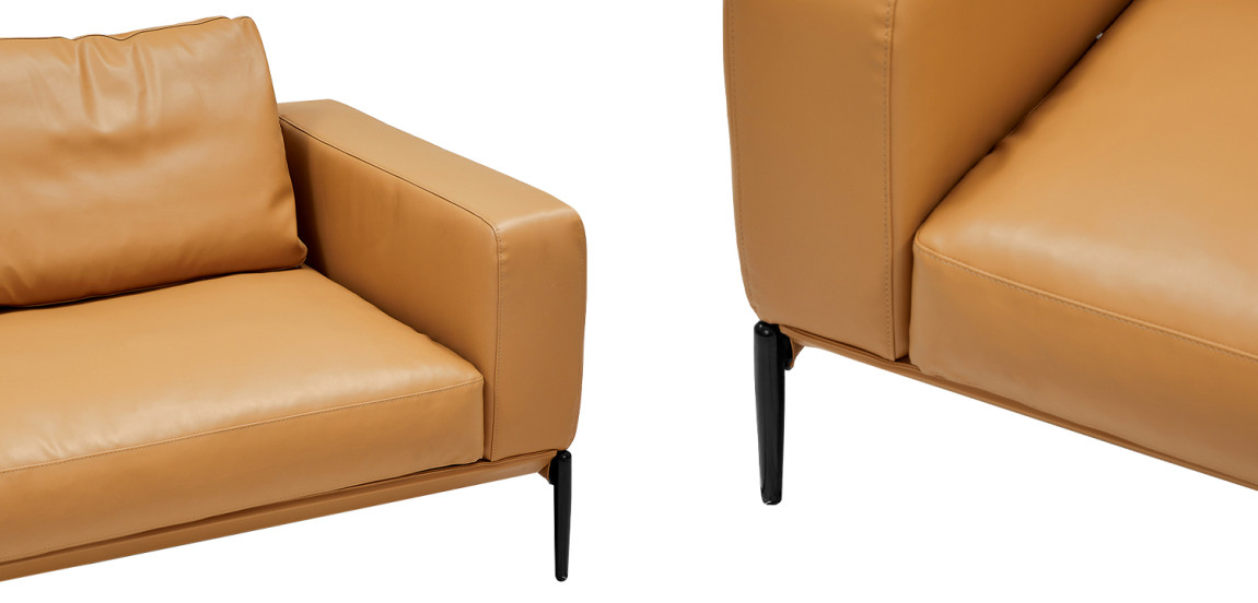 Диван угловой Minimalistic Caramel Corner Sofa