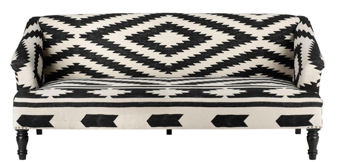 Диван Черно-Белый Келим KELIM Sofa