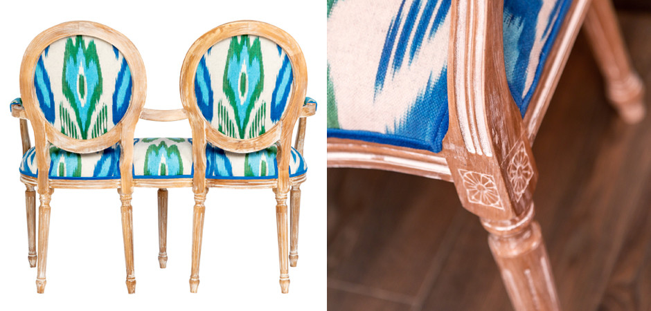 Диванетка с узором Ikat Pattern