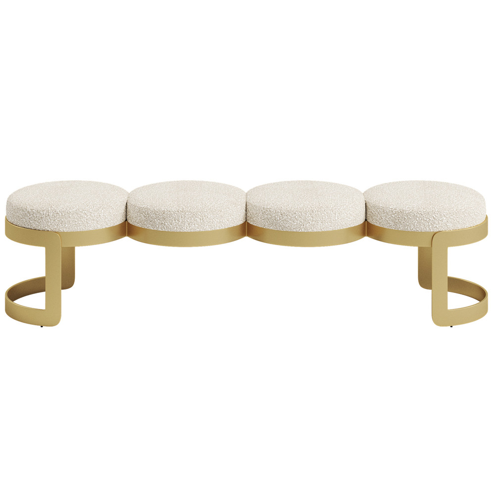 Дизайнерская Банкетка Leola латунь