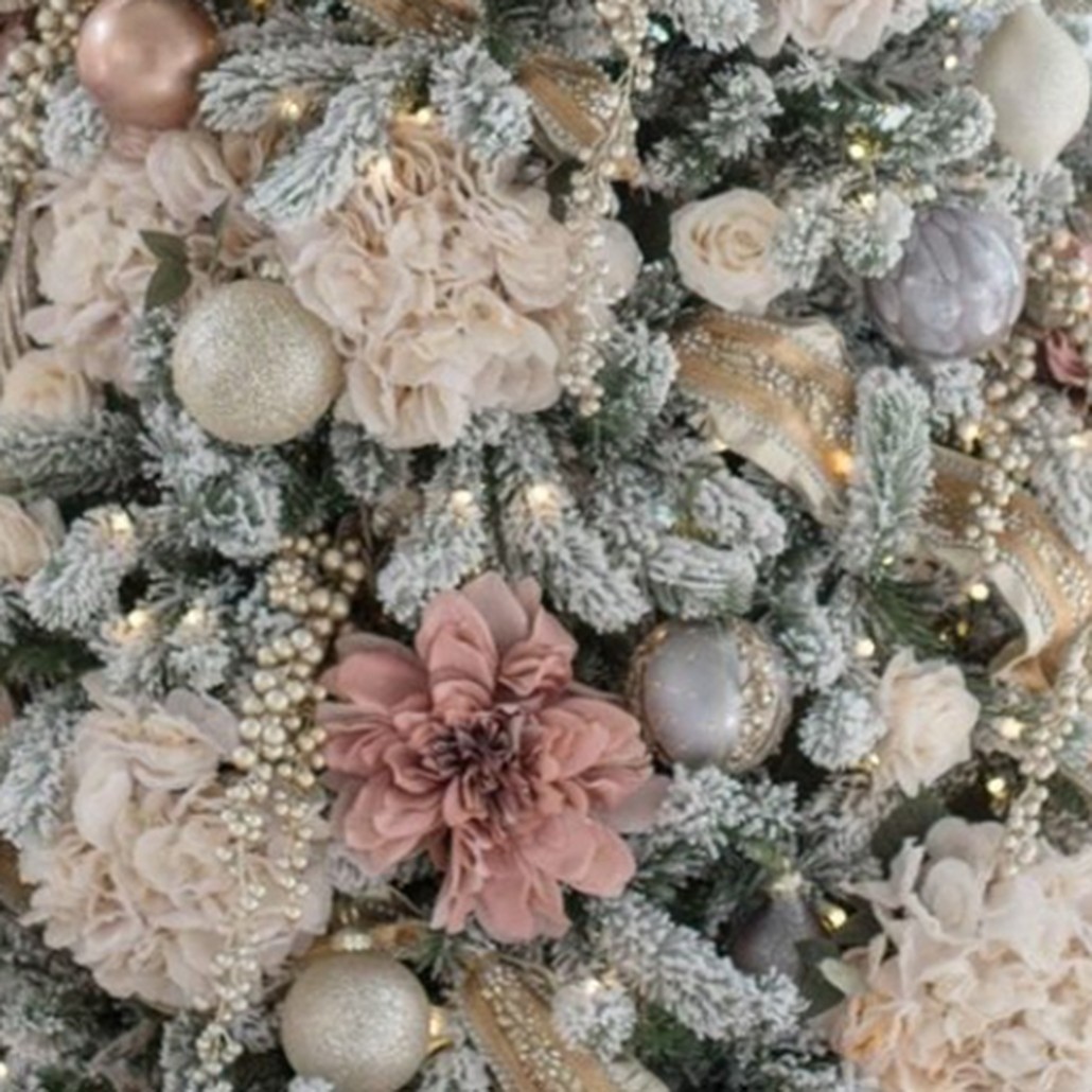 Дизайнерская Елка Премиум с Жемчужным Декором Christmas Tree Pearl