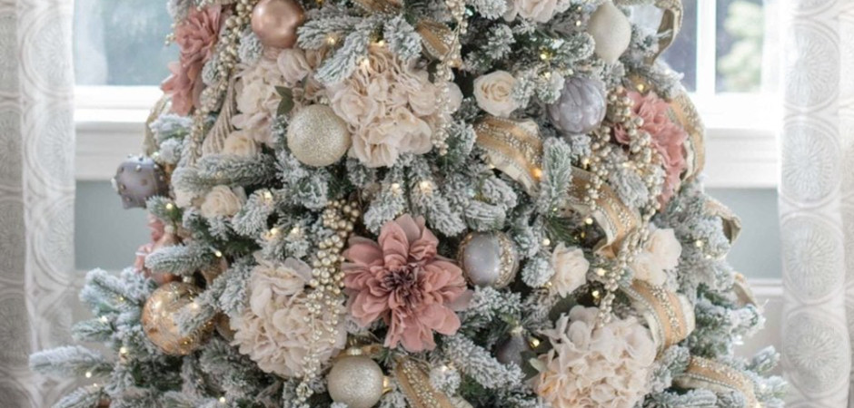Дизайнерская Елка Премиум с Жемчужным Декором Christmas Tree Pearl