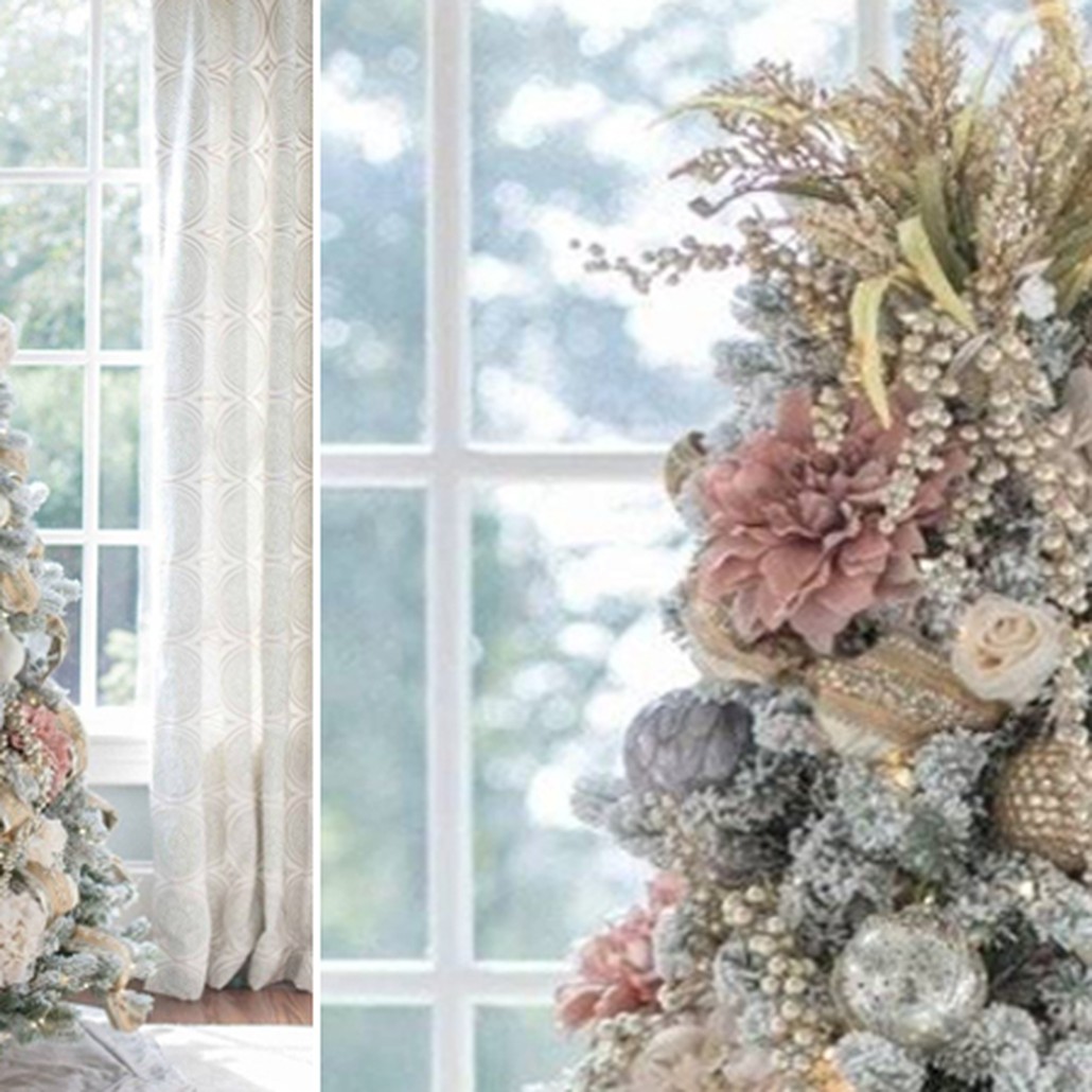 Дизайнерская Елка Премиум с Жемчужным Декором Christmas Tree Pearl