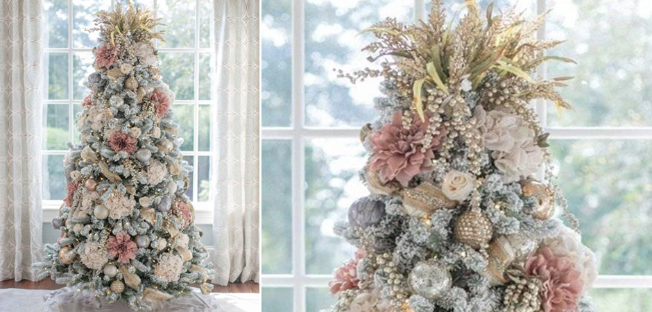 Дизайнерская Елка Премиум с Жемчужным Декором Christmas Tree Pearl