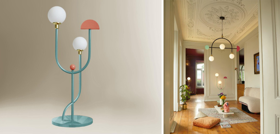 Дизайнерская Напольная Лампа Floor Lamp Design Lighting Deco Dovain Studio Sergio Prieto Designer