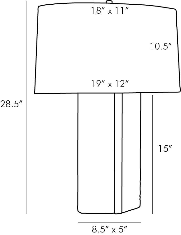 Дизайнерская настольная лампа FALLAN LAMP