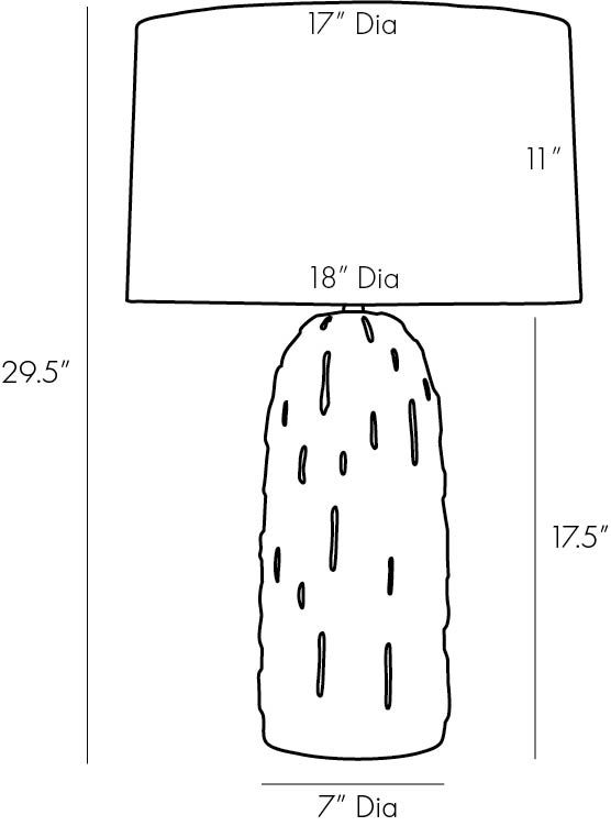 Дизайнерская настольная лампа GROTTO LAMP