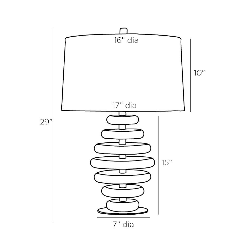 Дизайнерская настольная лампа KIMORA LAMP