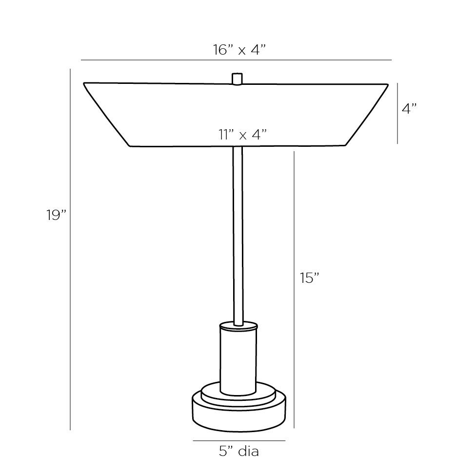 Дизайнерская настольная лампа LANSING LAMP