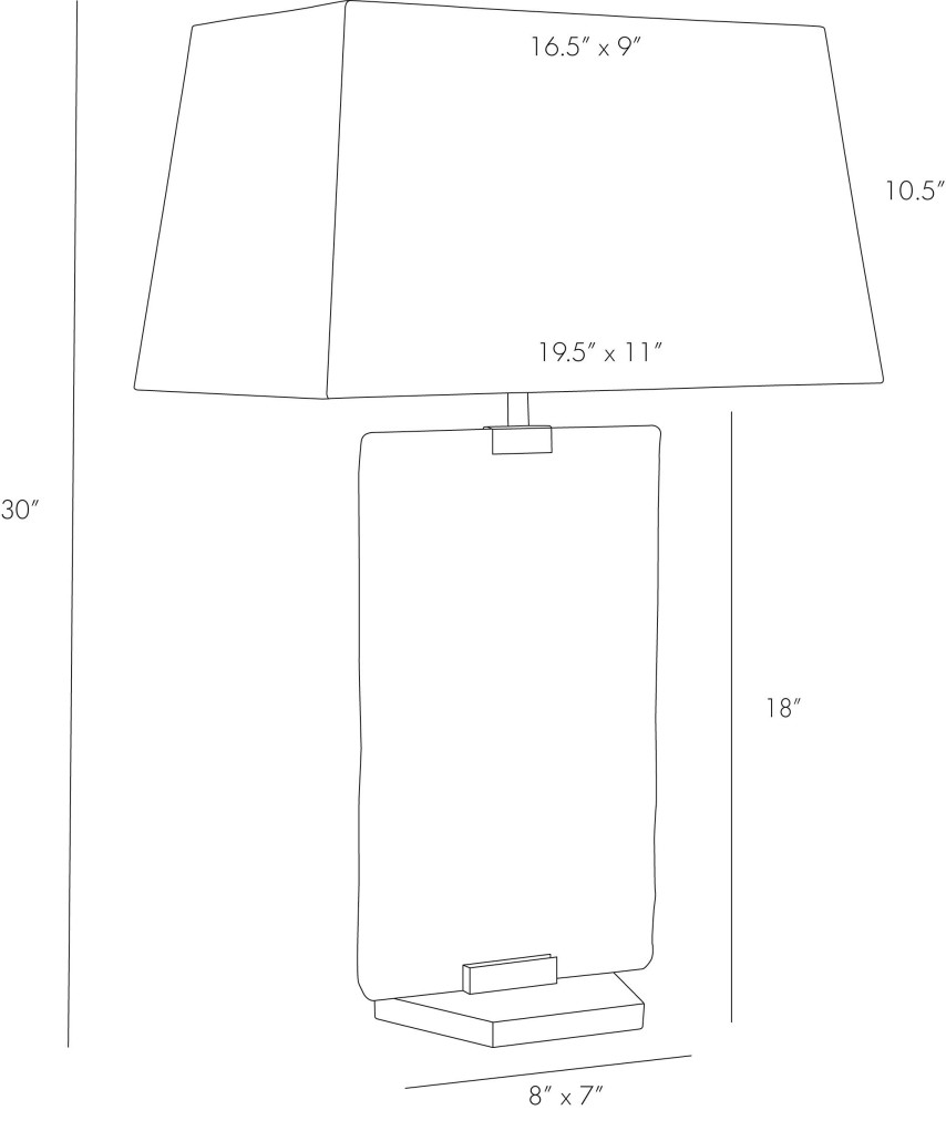Дизайнерская настольная лампа MADDOX LAMP