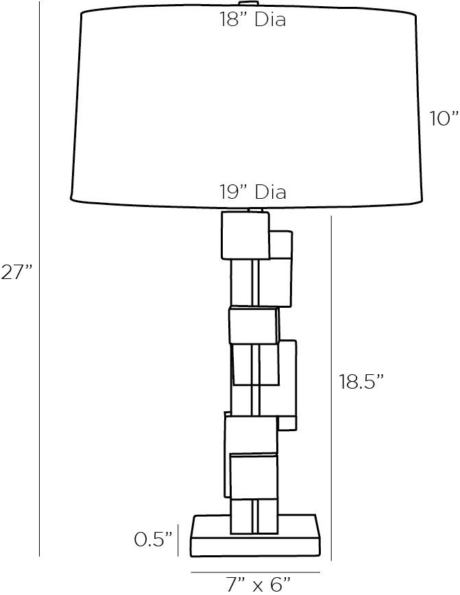 Дизайнерская настольная лампа NICOLE LAMP