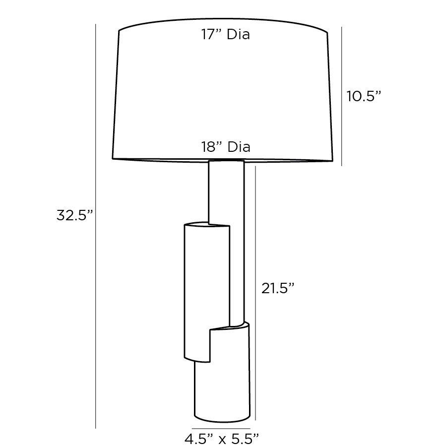 Дизайнерская настольная лампа PEPPERDINE LAMP