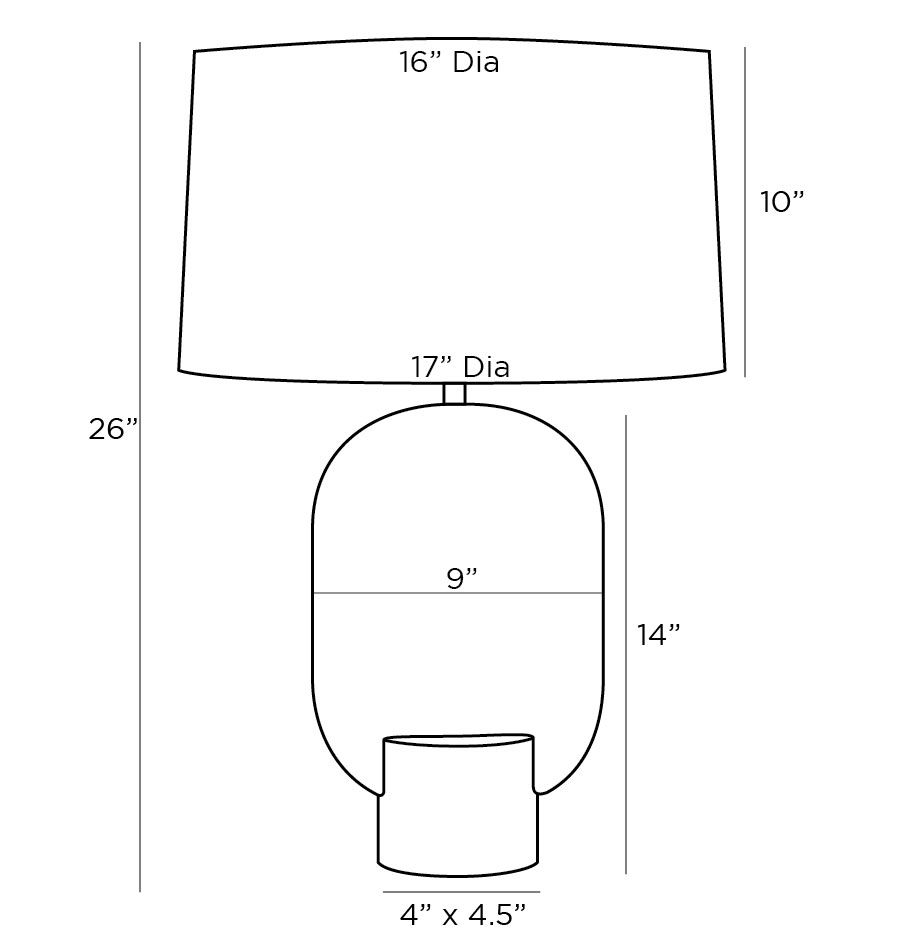 Дизайнерская настольная лампа SLATER LAMP