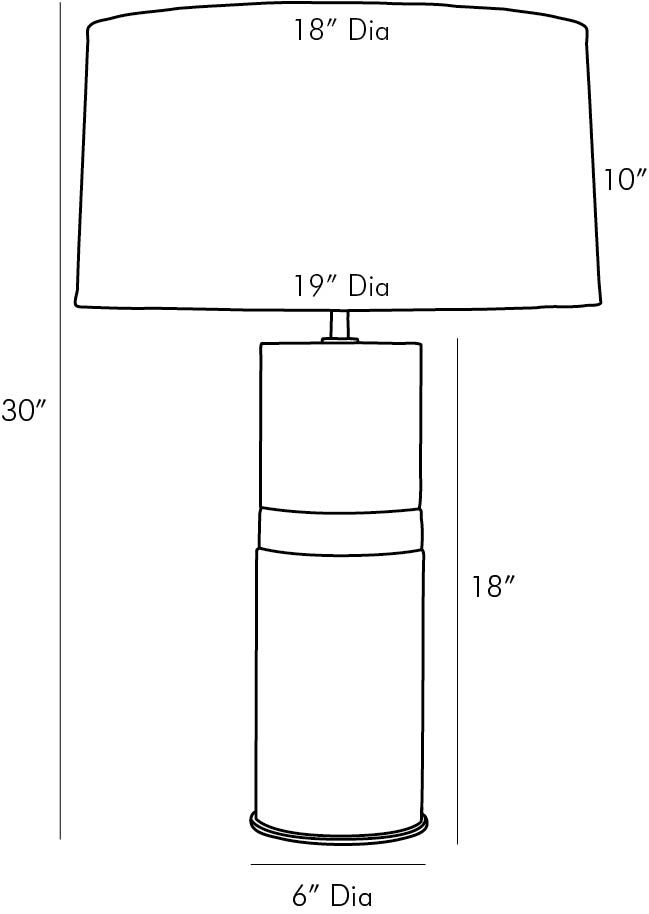 Дизайнерская настольная лампа WHITMAN LAMP