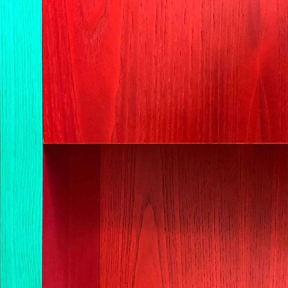 Дизайнерская разноцветная скамья Canton Bench