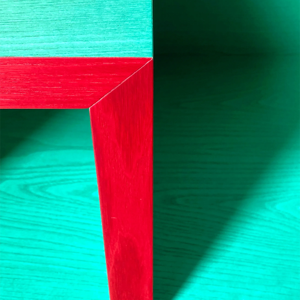 Дизайнерская разноцветная скамья Canton Bench