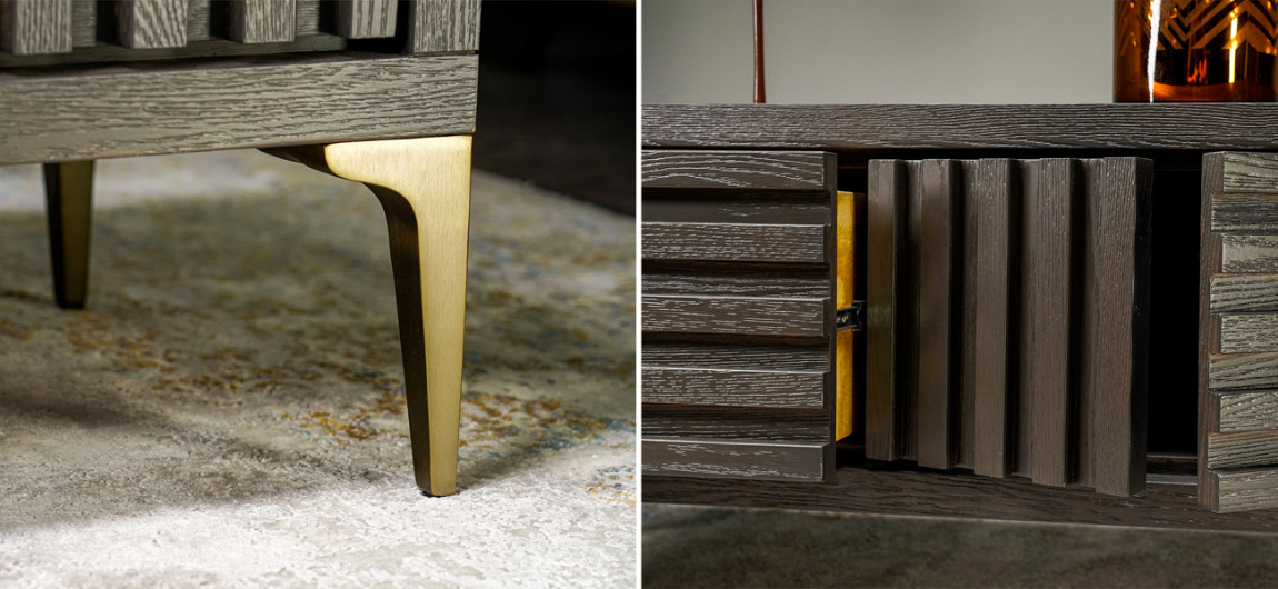 Дизайнерская ТВ-тумба Wooden Rails