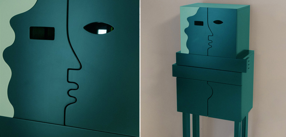 Дизайнерский Бар Cabinet Bar Lovers Emerald