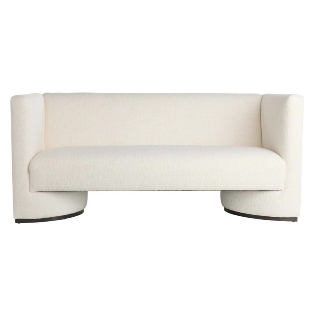 Дизайнерский Двухместный диван Florida Sofa  с элегантным деревянным декором