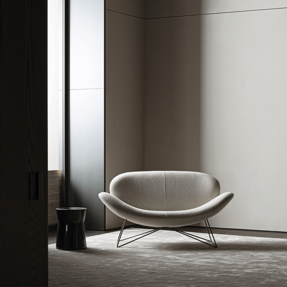 Дизайнерский двухместный диван Gio Ponti D.157.6  - DUE FOGLIE Sofa